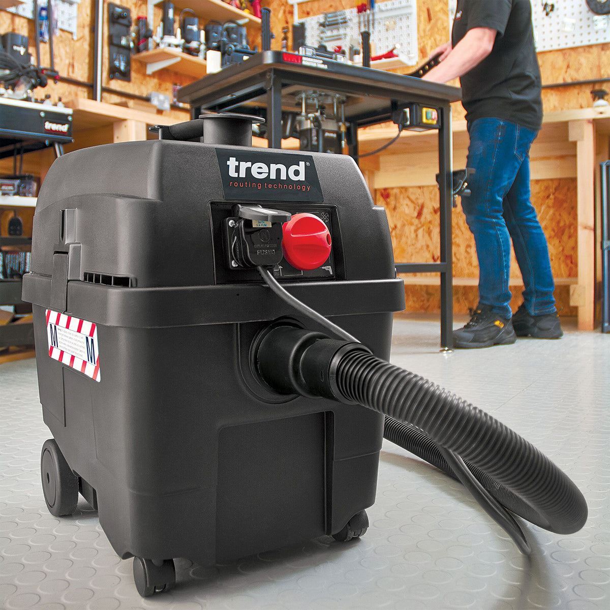 Trend T35A M-Class Wet & Dry Vacuum Dust Extractor 240V/1400W
