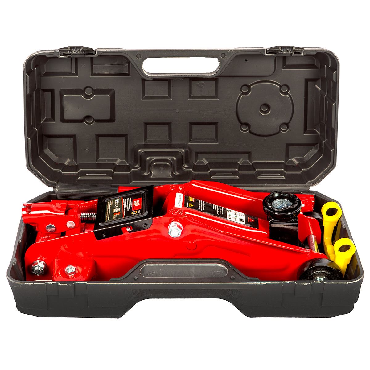 Big Red Torin 2-Ton Hydraulic Jack Low Profile Lifting Range 135-340mm with Case
