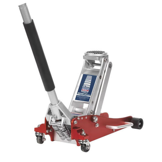Sealey RJA1550 Trolley Jack 1.5tonne Low Entry Aluminium Rocket Lift