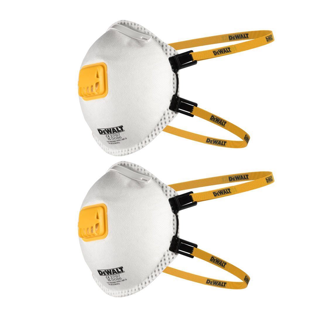Dewalt DWRFFP32 Disposable Respirator Face Mask Pack of 2