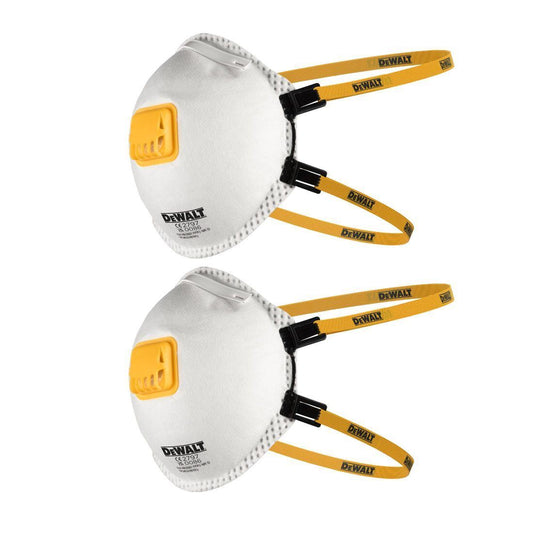 Dewalt DWRFFP32 Disposable Respirator Face Mask Pack of 2