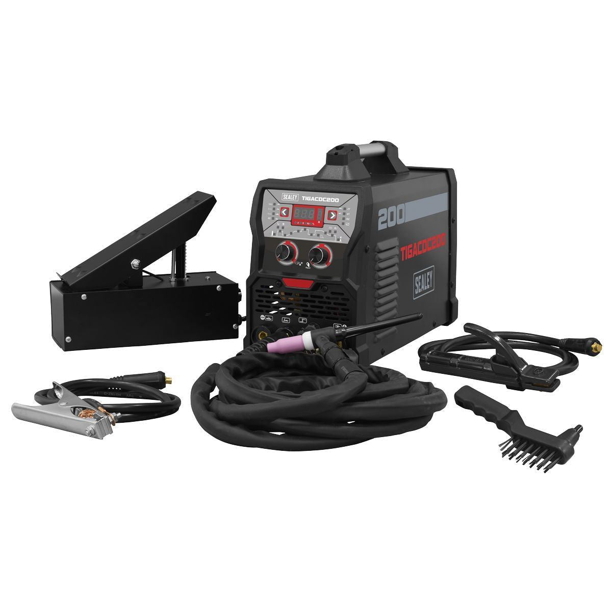 Sealey TIGACDC200 TIG/MMA AC/DC Pulse Inverter Welder 200A/230V