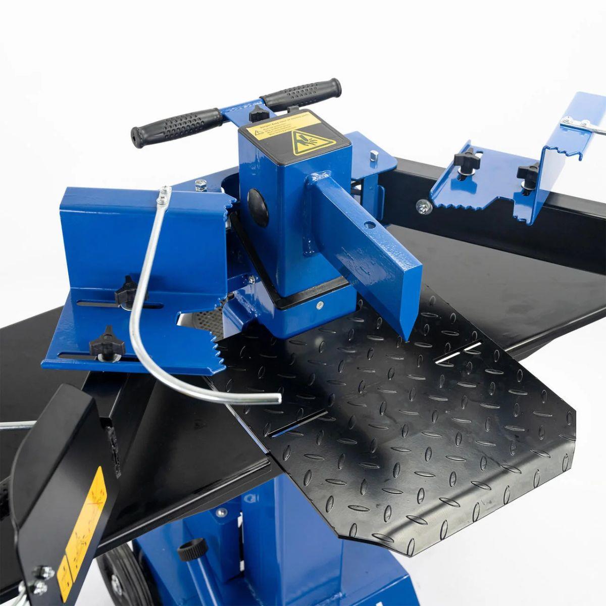 Hyundai HYLS8000VE 8 Tonne Vertical Electric Log Splitter with Hydraulic Ram, Dual Handle Control 550mm Length