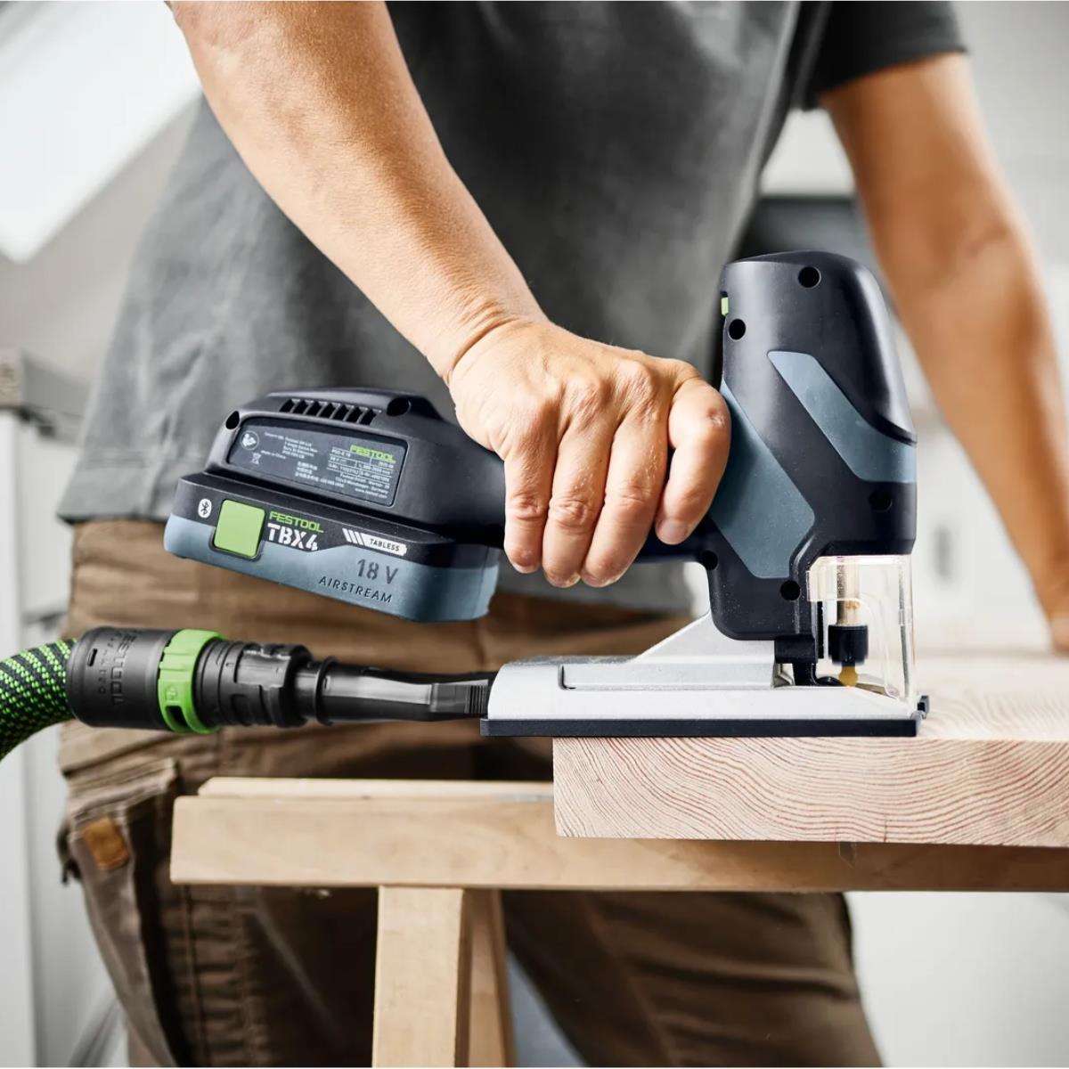 Festool PSC-E 18 EB-Basic 18V Cordless Pendulum Jigsaw 578521 with 1 x 8.0Ah Battery & Charger