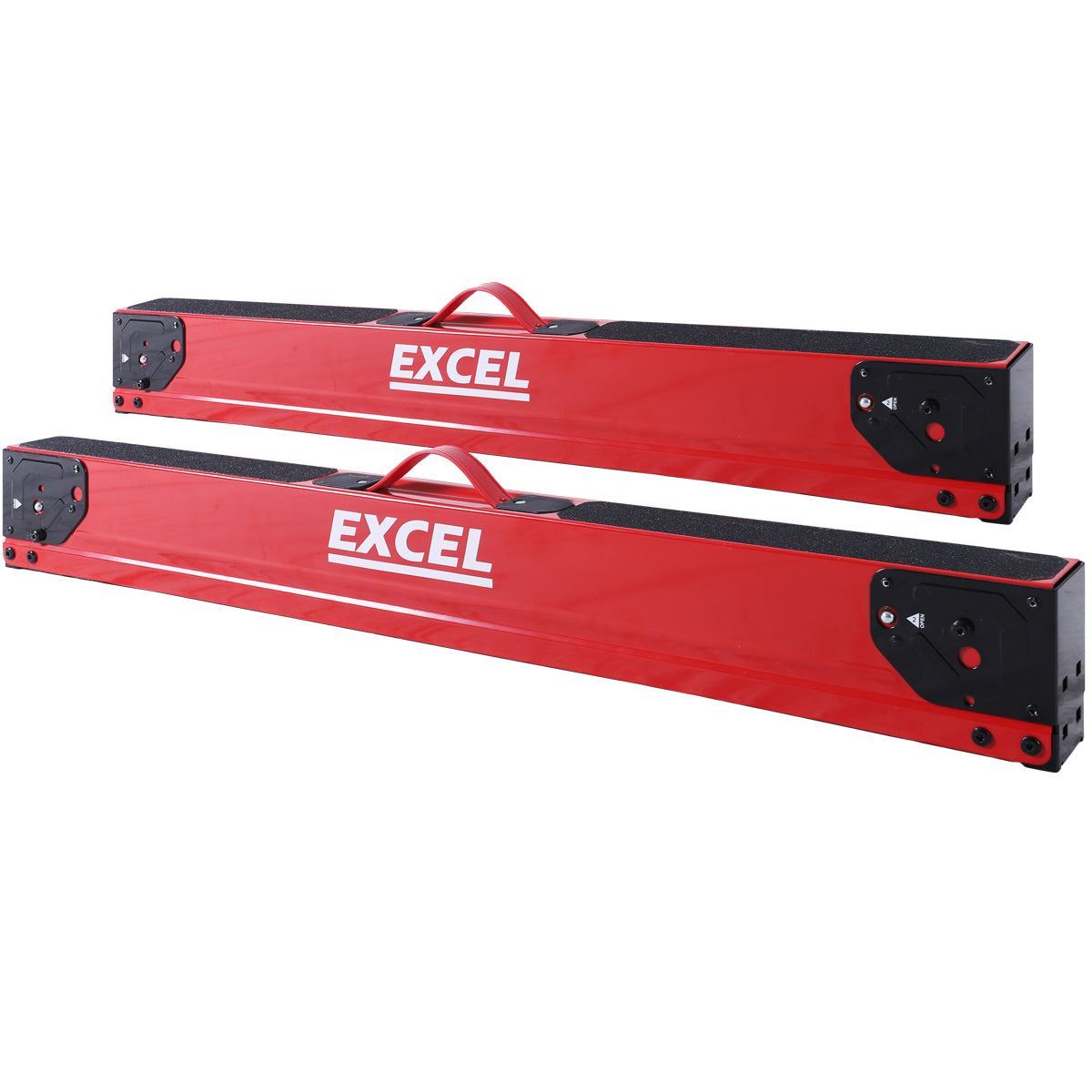 Excel Steel Sawhorse Heavy Duty Twin Pack 1000kg Capacity Item Condition Damaged Box