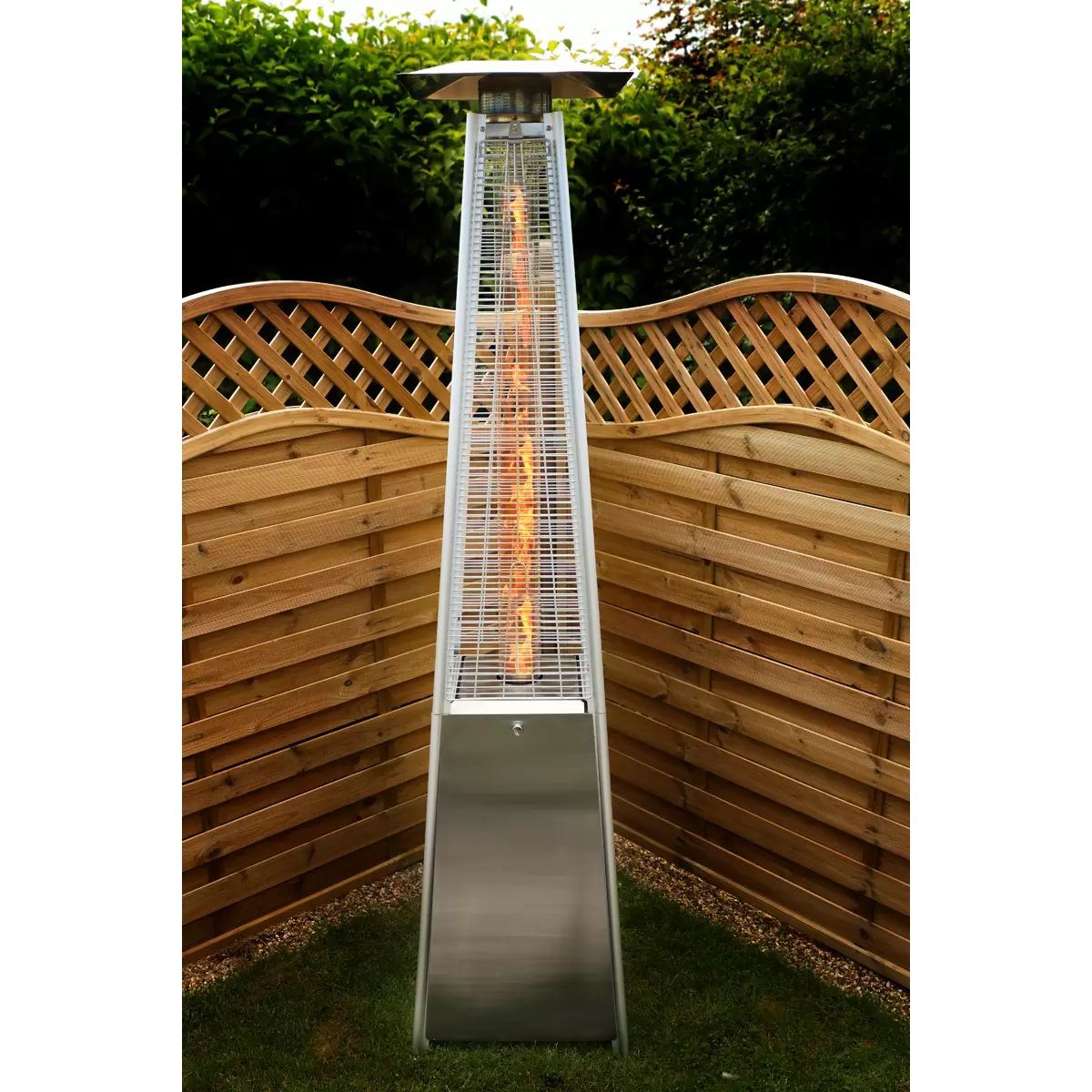 Sealey DG99 Dellonda Stainless Steel Pyramid Gas Patio Heater 13kW