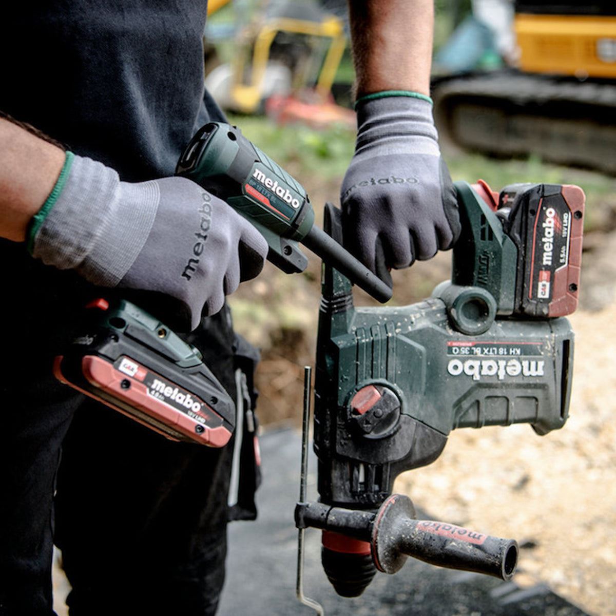 Metabo BP 18 LTX BL 18V Brushless Blower with 1 x 5.2Ah Battery Charger & Bag