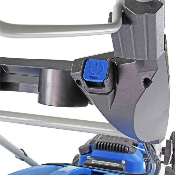 Hyundai HYM460SPE 46cm Electric-Start Self-Propelled Petrol Lawnmower Mulch, Rear & Side Discharge