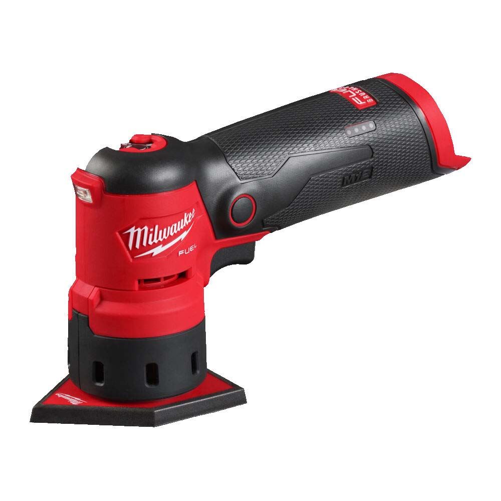 Milwaukee M12FDSS-0B 12V Brushless Spot Sander with 1 x 2.5Ah Battery Charger & Bag