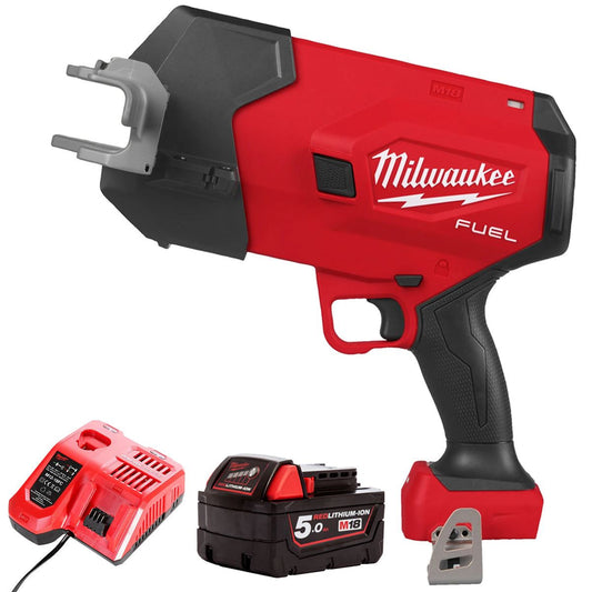 Milwaukee M18FPCS-0 18V M18 FUEL Brushless Steel Pipe Cutter with 1 x 5.0Ah Battery & Charger