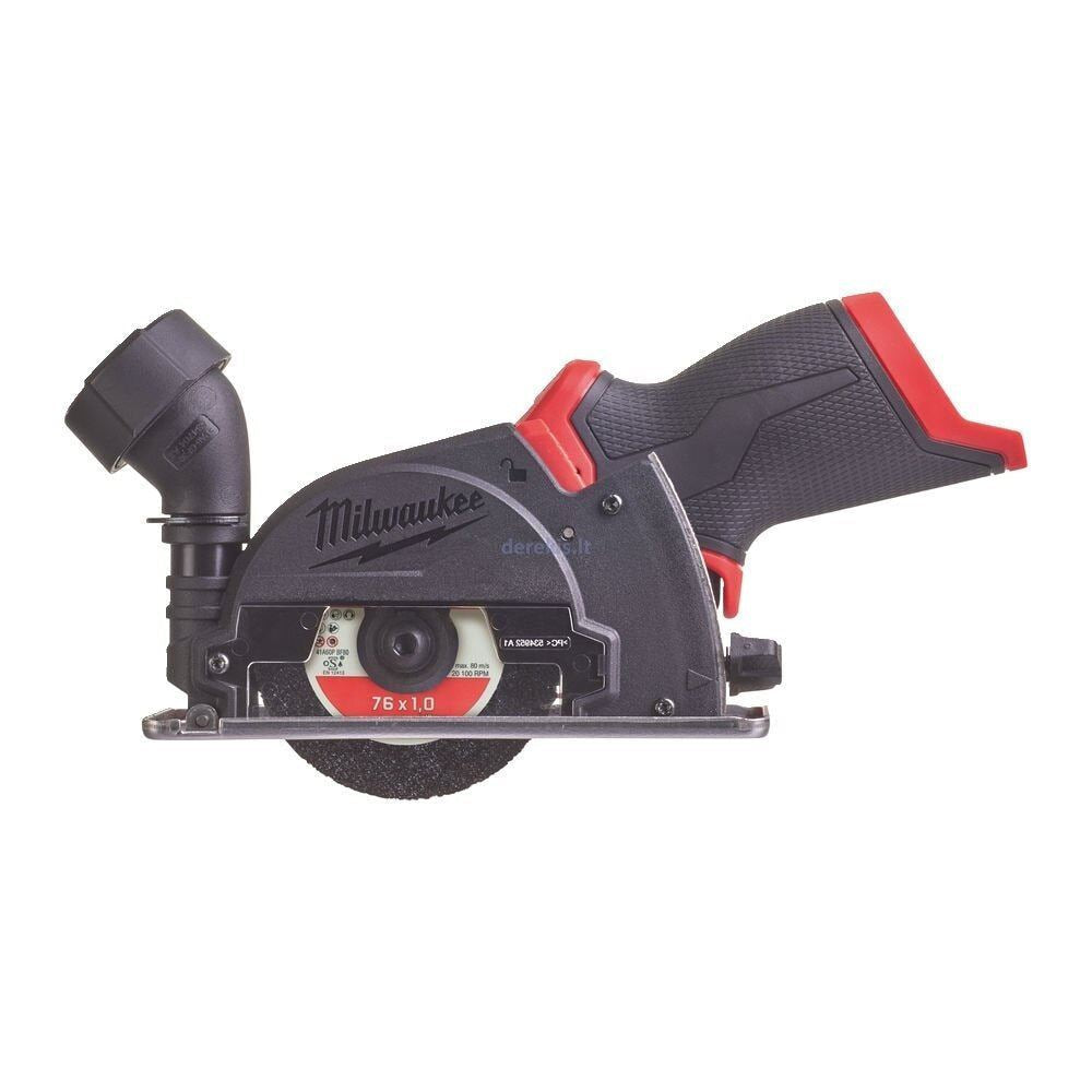 Milwaukee M12FCOT-0 12V Fuel Brushless 76mm Multi-Material Cut-off Saw with 1 x 6.0Ah Battery & Charger