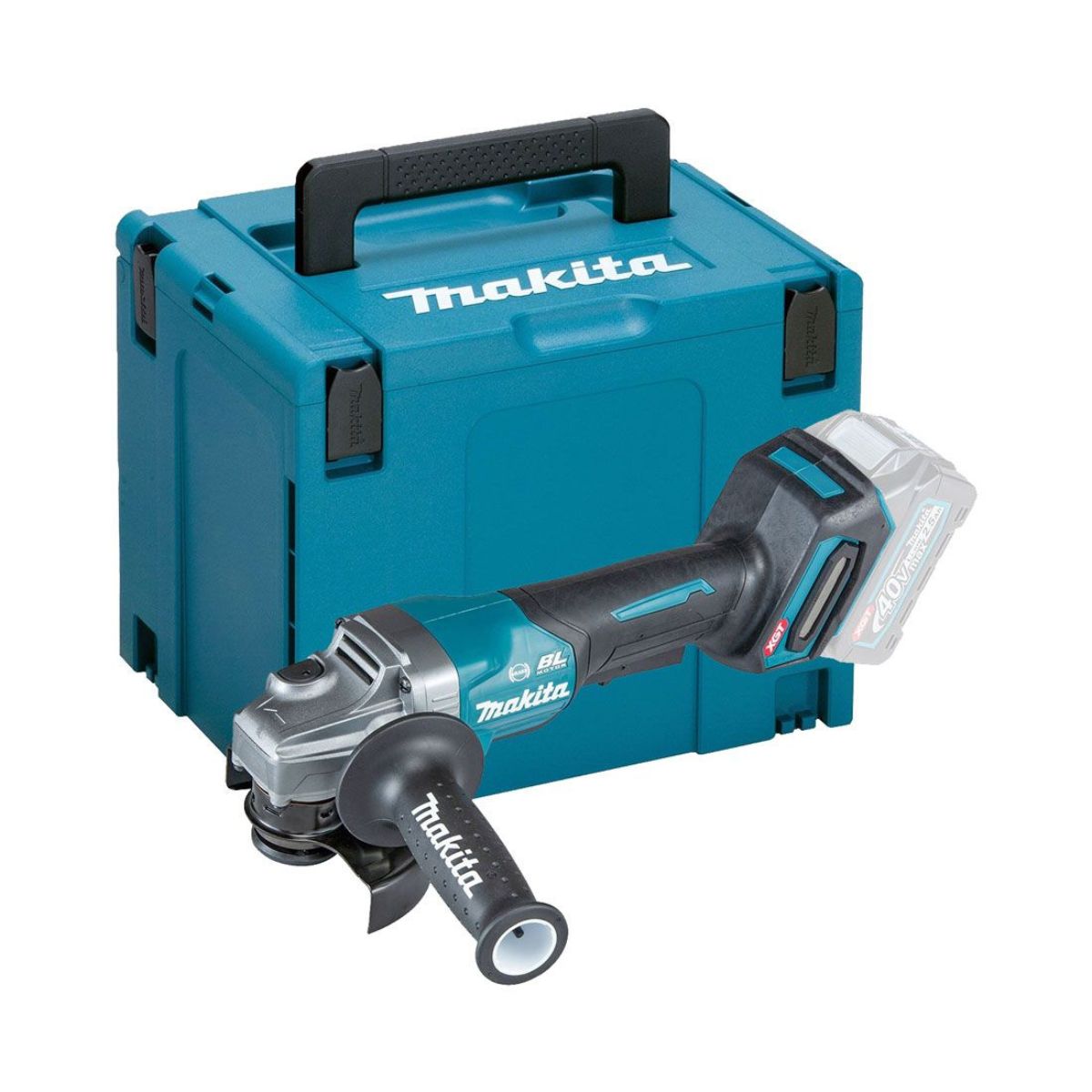 Makita GA012GZ01 40v Max XGT 115mm Brushless Angle Grinder Body Only With Carry Case