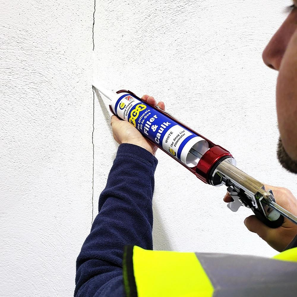 C-TEC FC1 310ml Ultimate All-In-One Filler & Caulk White Pack of 5