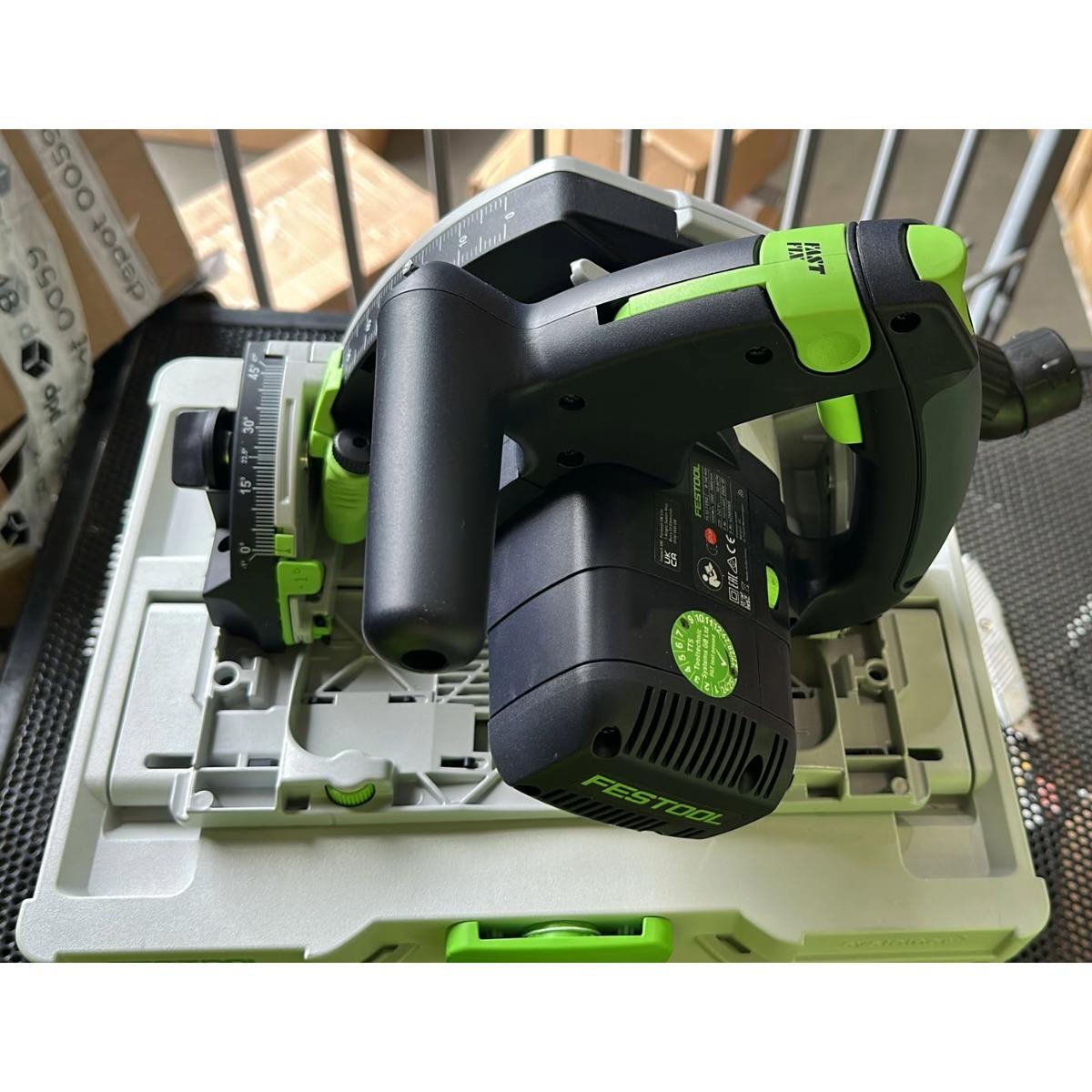 Festool TS 55 FEBQ-Plus 230V GB 160mm Circular Plunge-Cut Saw In Systainer - 576706 Item Condition Seller Refurbished
