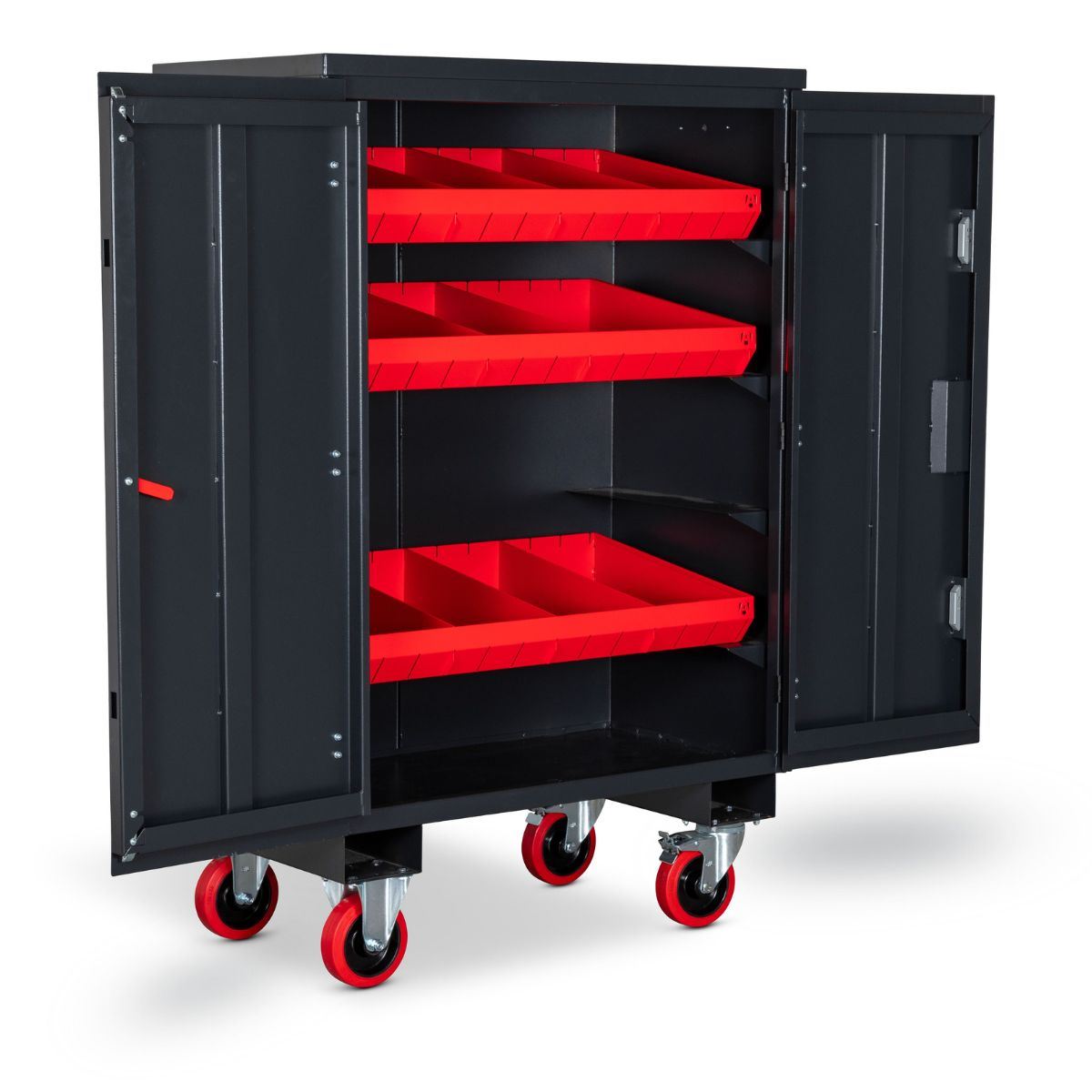 Armorgard FC4 Fittingstor Mobile Storage Cabinet 1120mm x 575mm x 1575mm Versatile Fittings Organizer