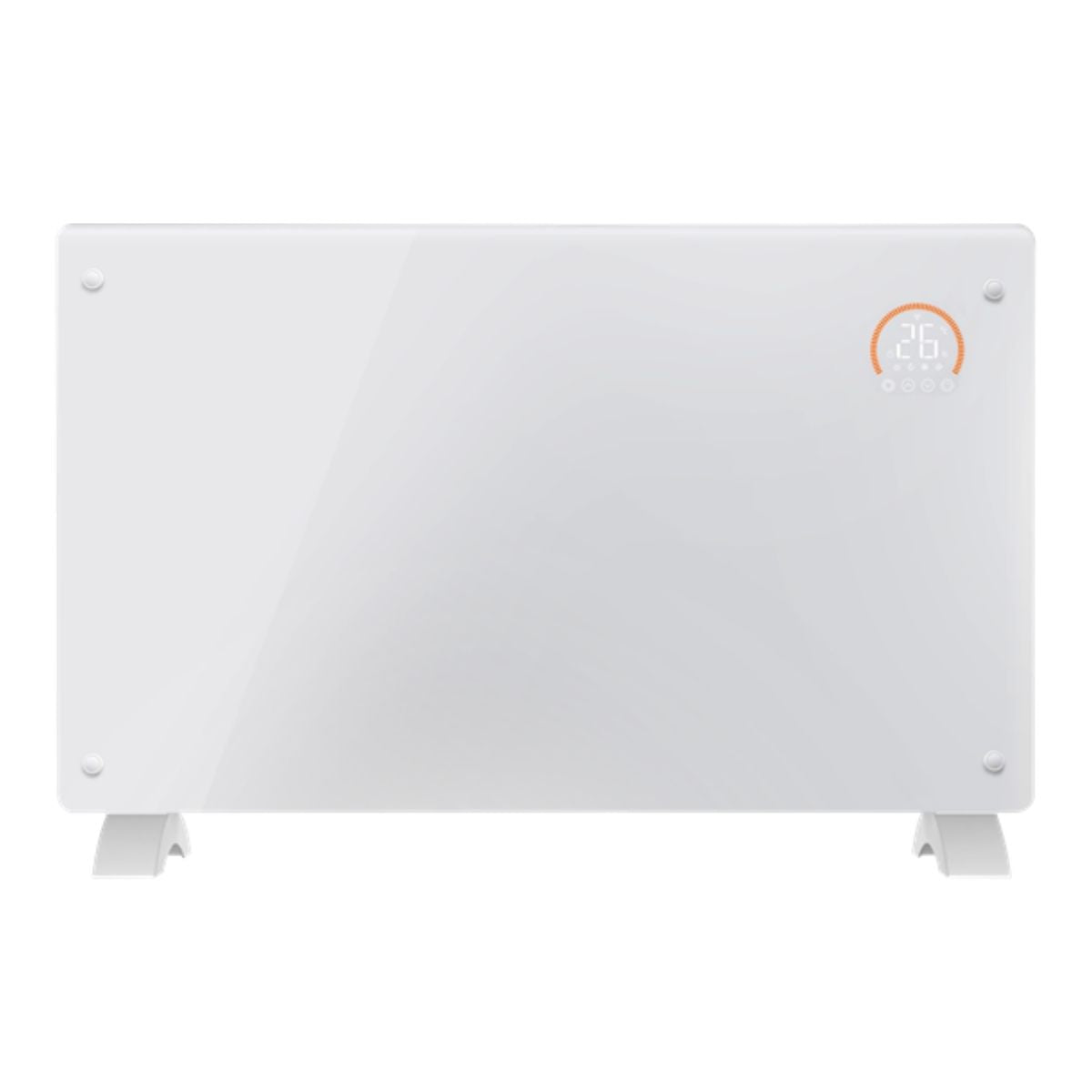 Baridi DH140 Electric Glass Panel Heater White 2000W