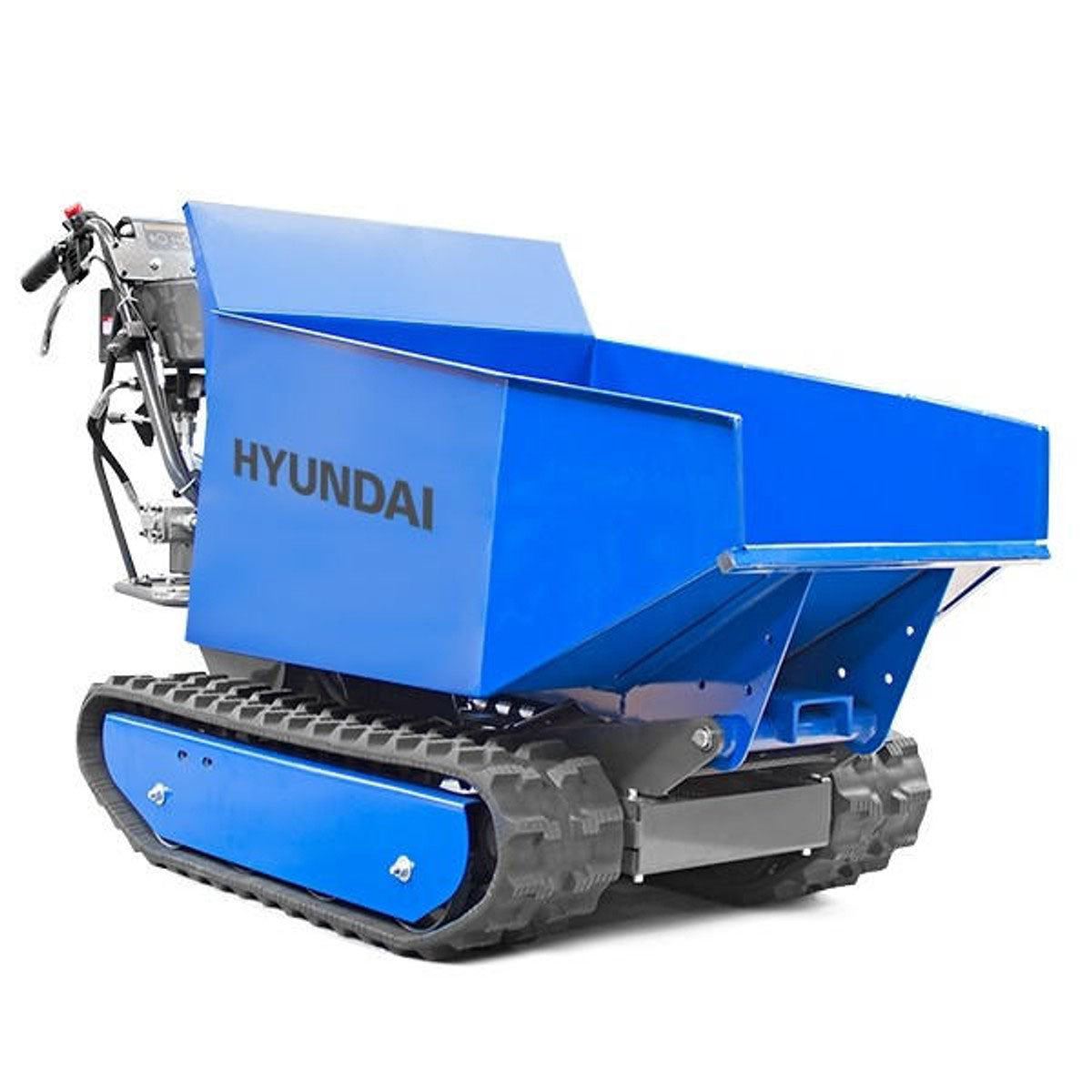 Hyundai HYTD500 196cc 500kg Petrol Tracked Mini Dumper Power Barrow Transporter