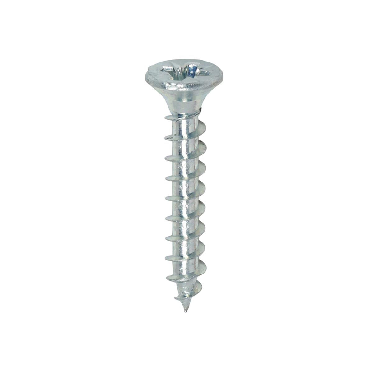 Timco 40025SOLOZ Solo Chipboard & Wood Screws 4.0 x 25mm Zinc Pack of 200