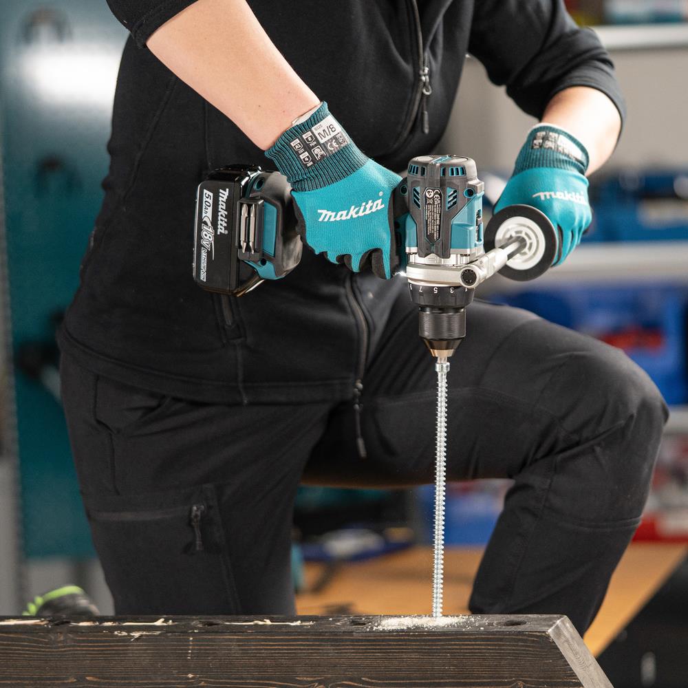 Makita DLX2566TJ 18V LXT Brushless Combi Drill & Impact Driver Kit With 2 x 5.0Ah Batteries, Charger & Case