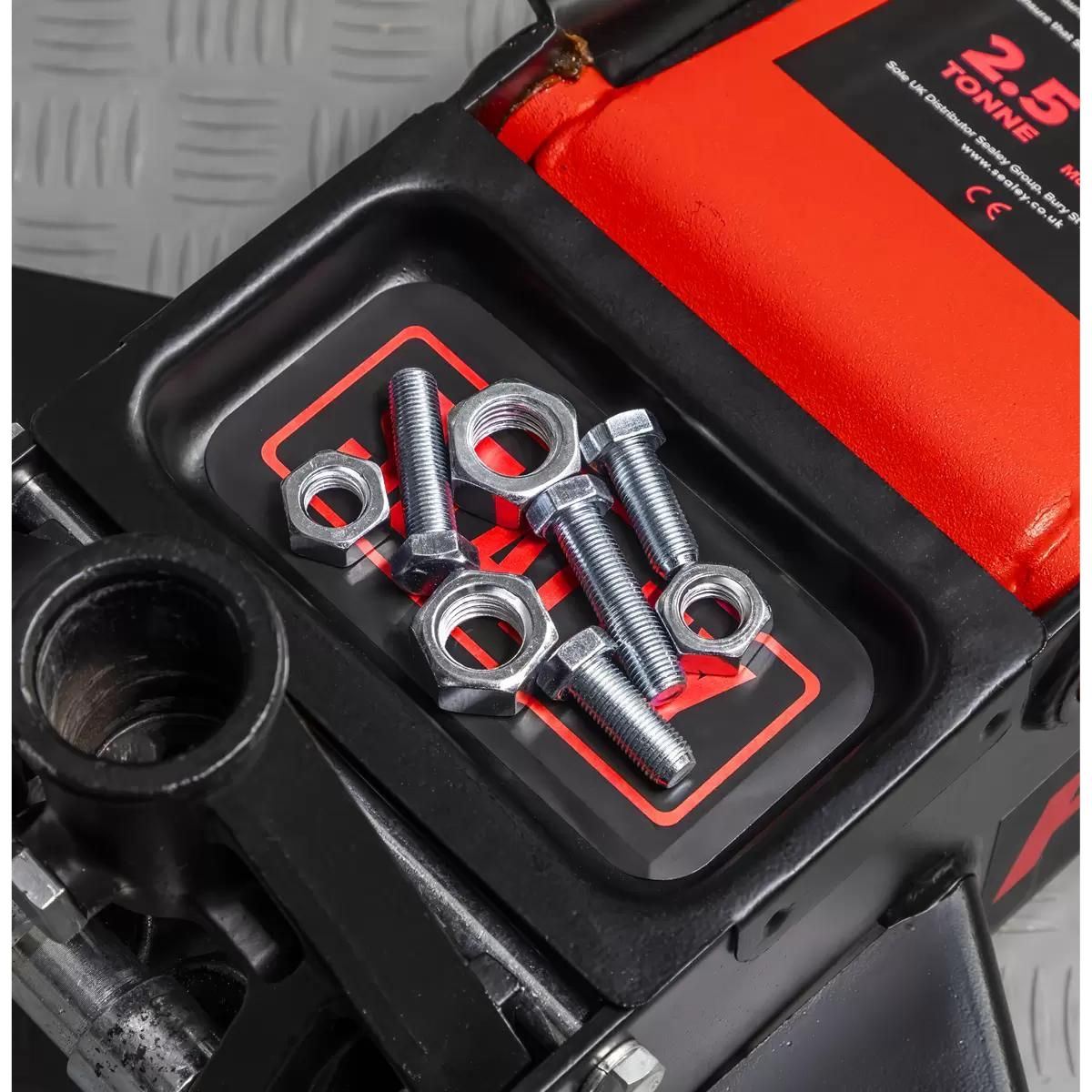 Sealey 2501LE Trolley Jack 2.5 Tonne Low Entry Rocket Lift Car Garage Workshop