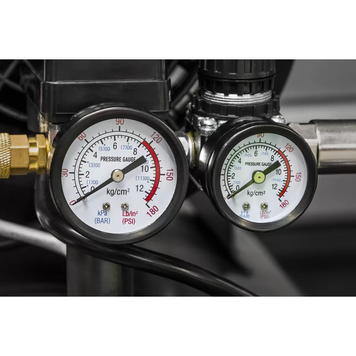 Sealey SAC10030VE 100L V-Twin Direct Drive Air Compressor 230V/13A