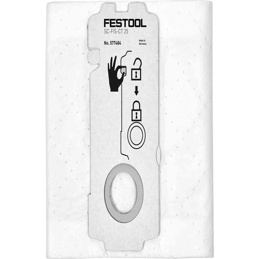 Festool 577484 SELFCLEAN Filter Bag SC-FIS-CT 25/5