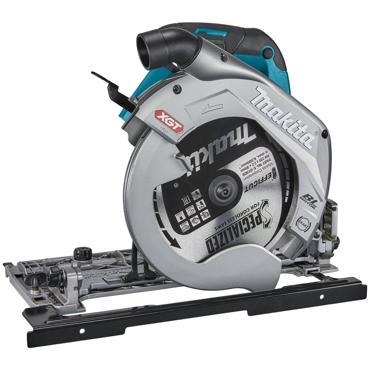 Makita HS009GT201 40V XGT Brushless 235mm Circular Saw with 2 x 5.0Ah Battery & Charger