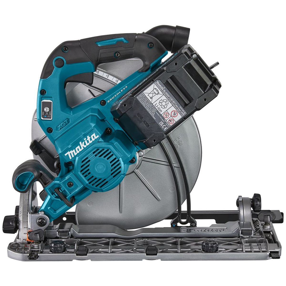 Makita HS009GT201 40V XGT Brushless 235mm Circular Saw with 2 x 5.0Ah Battery & Charger