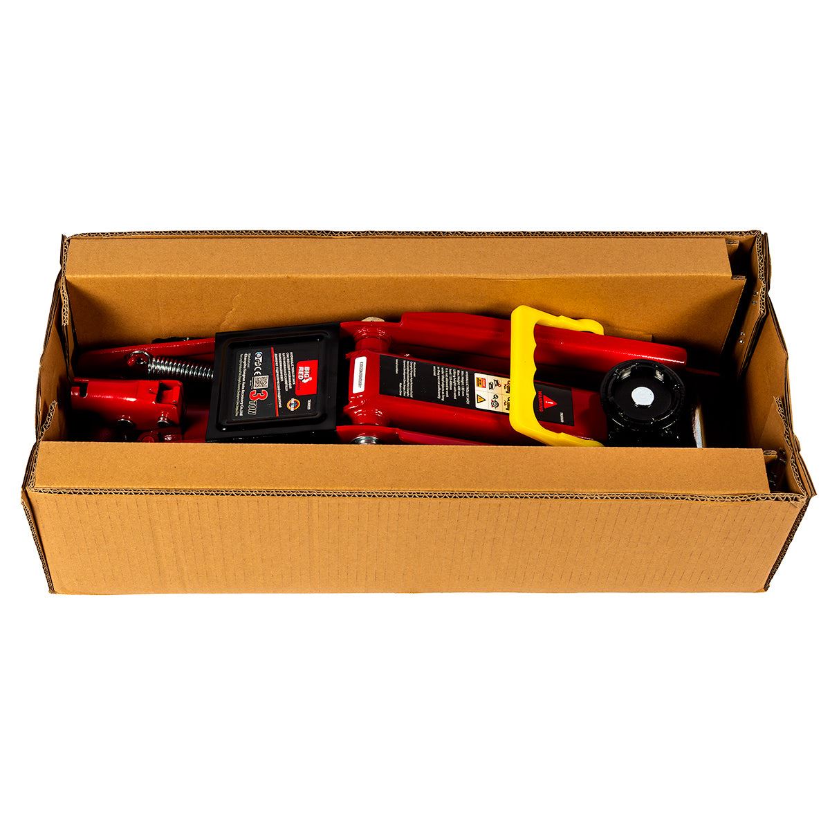 Big Red Torin 3-Ton Hydraulic Jack, Lifting Range 135-400 mm