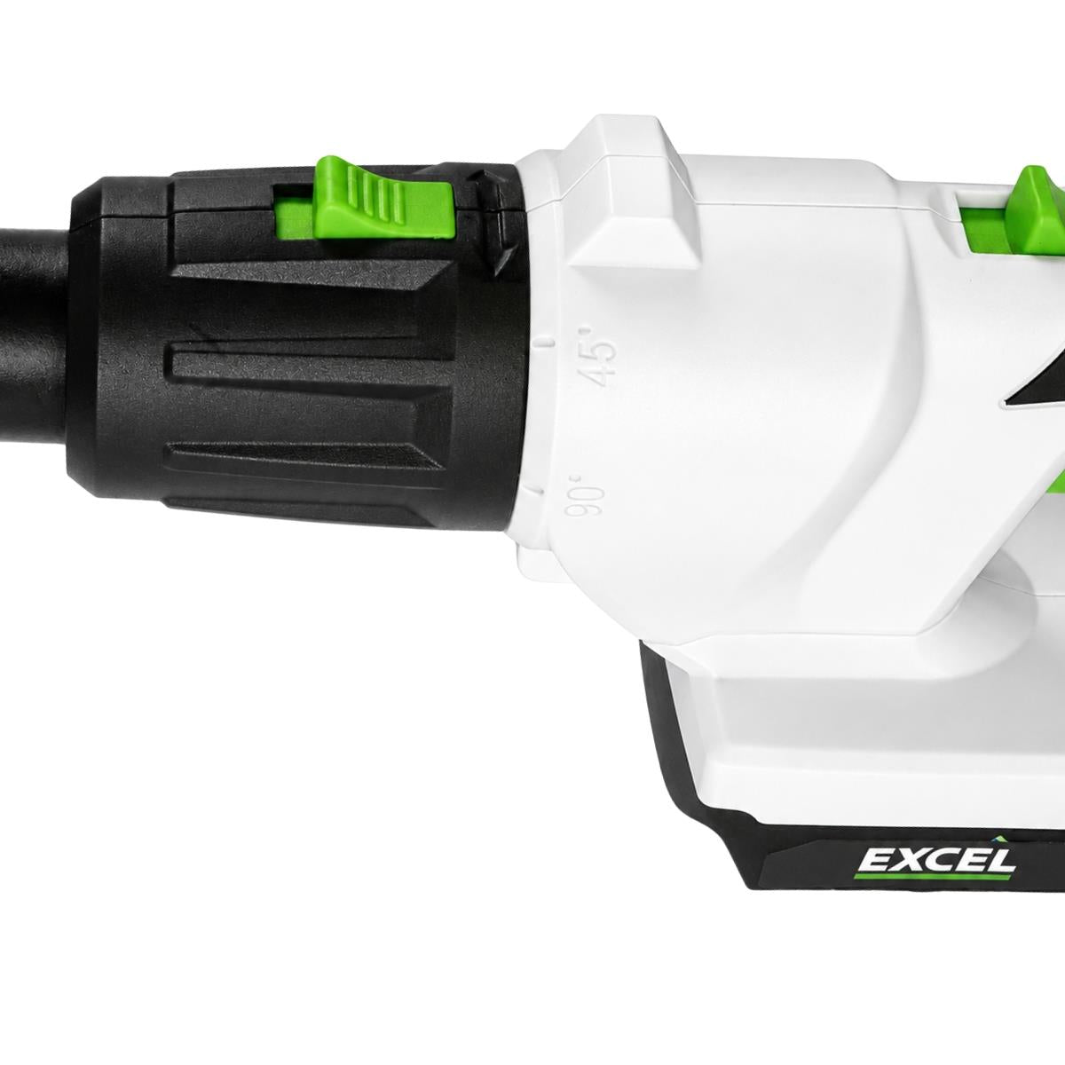 Excel 20V Cordless 2-in-1 Pole Hedge Trimmer & Pole Chainsaw Body Only Item Condition Damaged Box