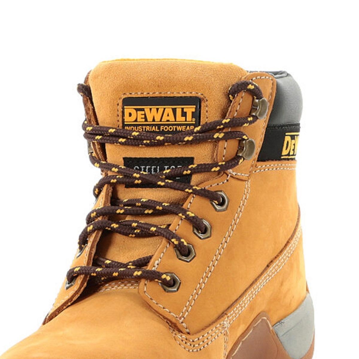 Dewalt Apprentice Nubuck Hiker Safety Boots Honey - Size 10