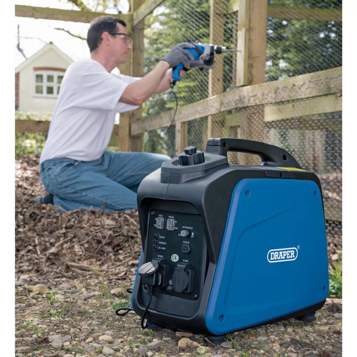 Draper DGI2000 Petrol Inverter Generator 230V/1700W 80956