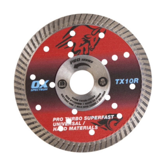 OX Spectrum 125mm Superfast Superior Diamond Blade TX10R-125/22
