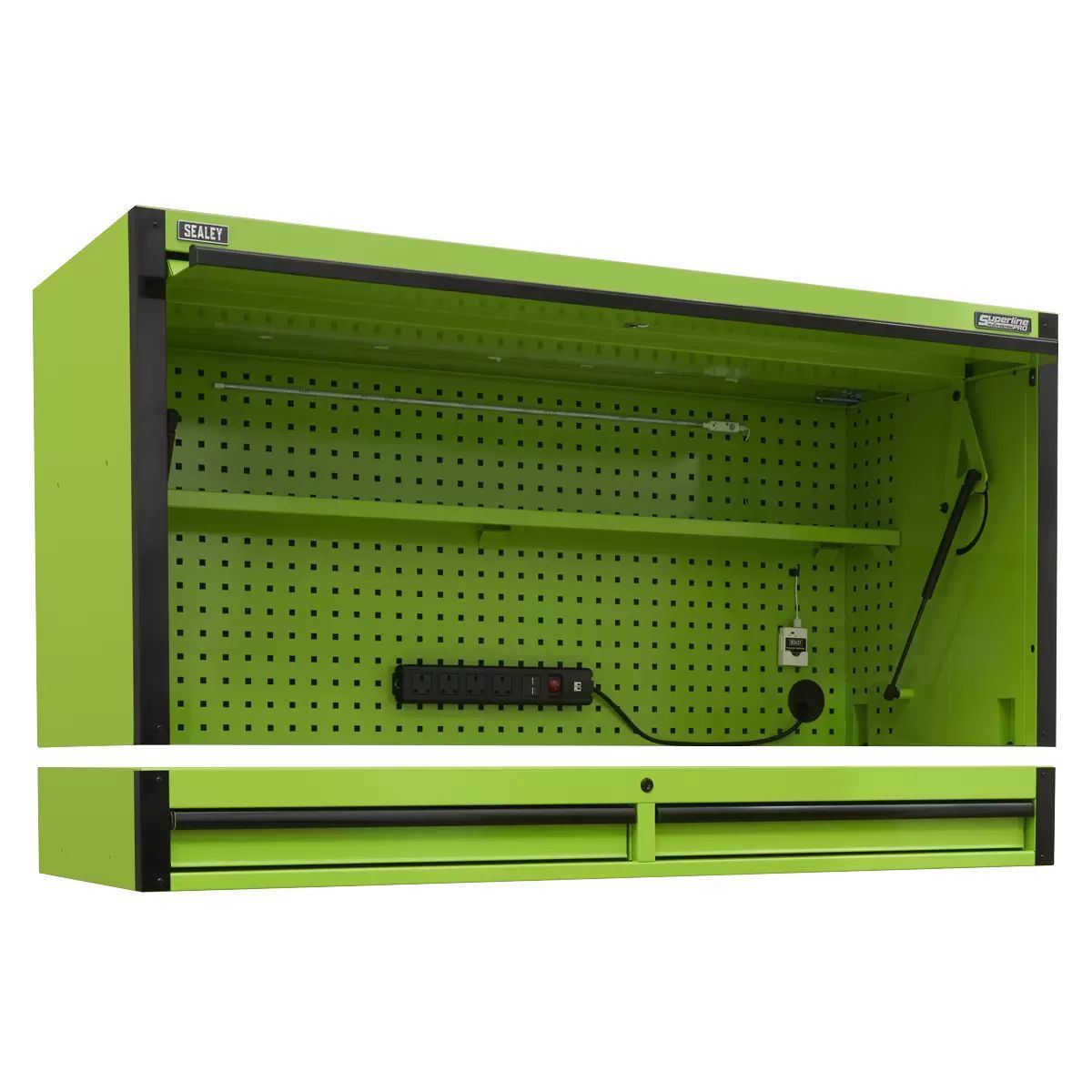 Sealey AP6103BE Top Hutch & 2 Drawer Riser 1549mm