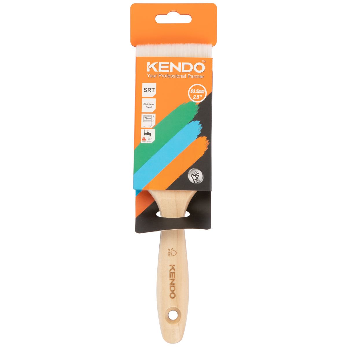 Kendo 101.6mm Fine-Tipped Paint Brush