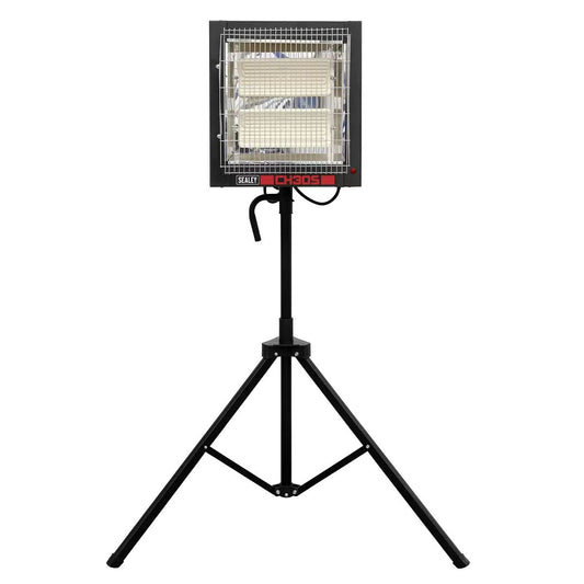 Sealey CH30S 2.8kW Floor Stand Ceramic Heater Adjustable, Portable & Safety Features 230V