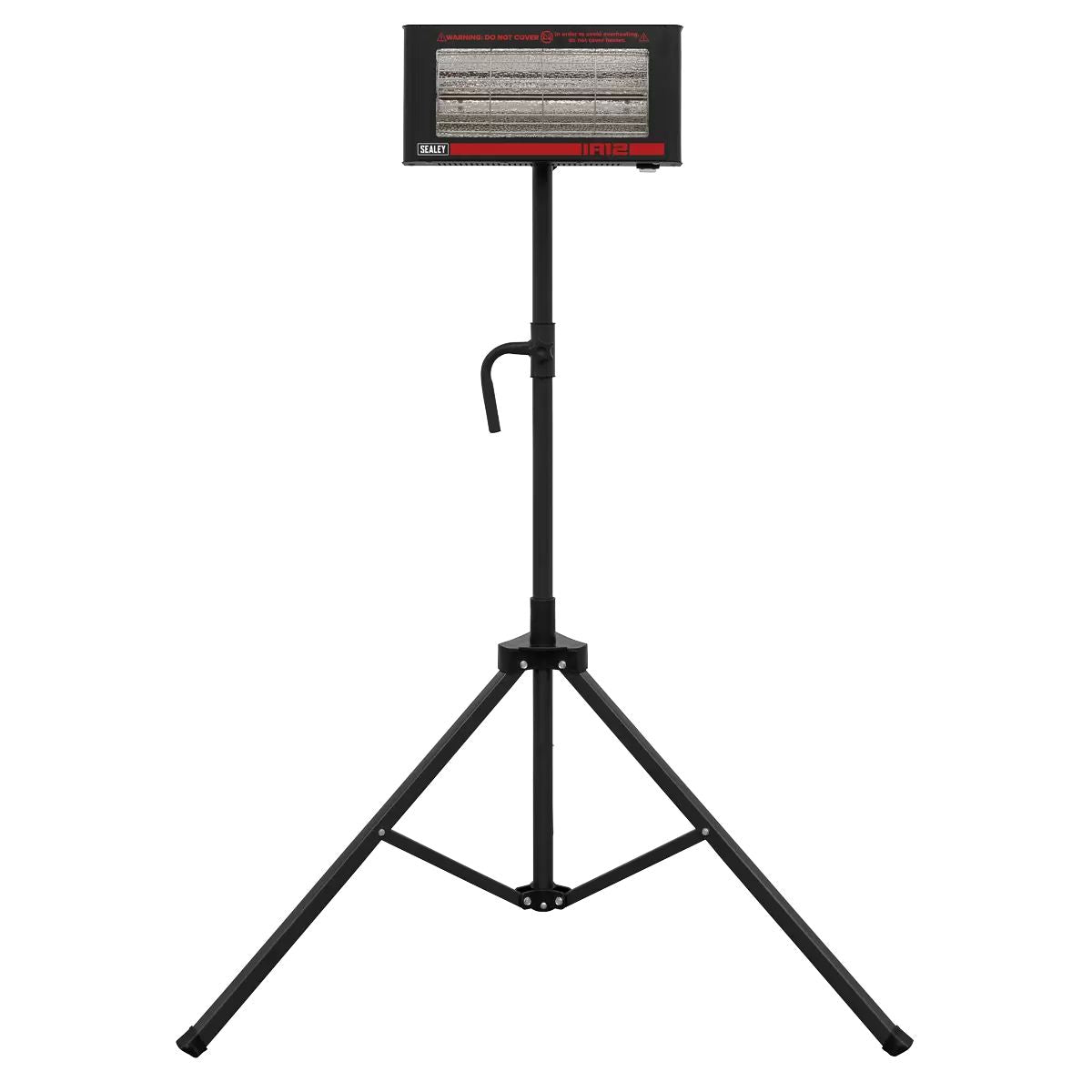 Sealey IR12CT 1.2kW Infrared Quartz Heater with Tripod Stand 230V