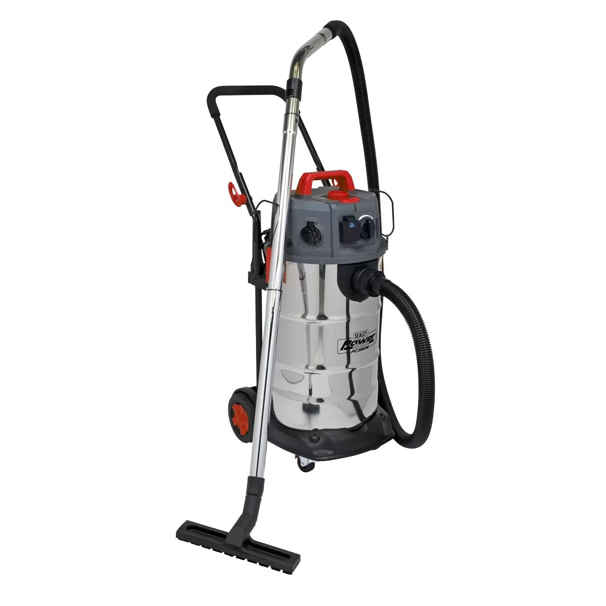 Sealey PC380M Vacuum Cleaner Wet/Dry 38L 1500W/230V Stainless Steel