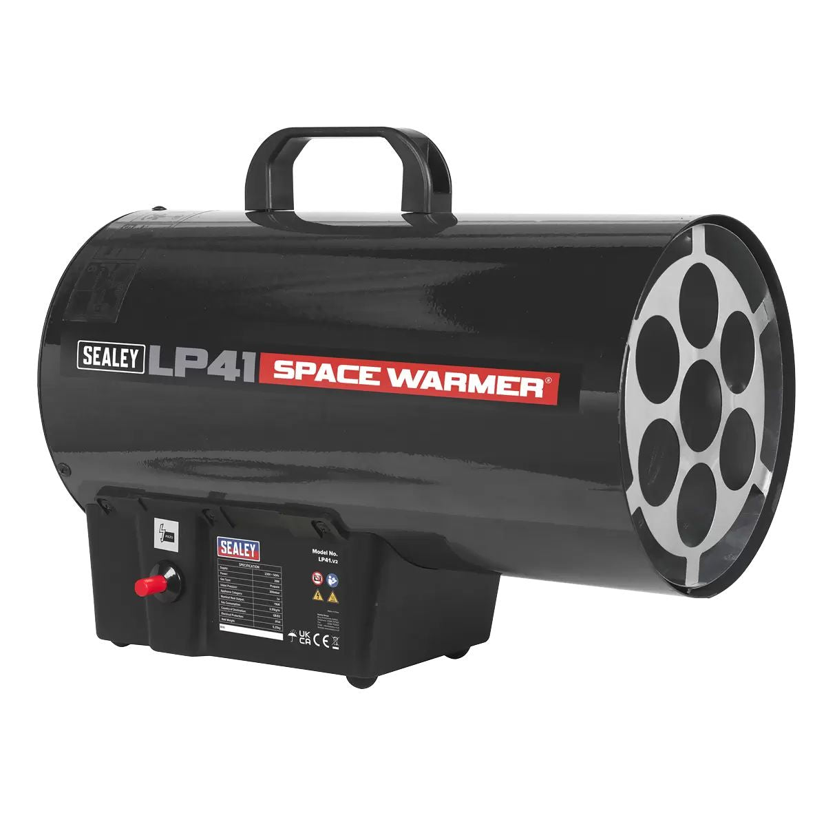 Sealey LP41 Space Warmer Propane Heater Garage Workshop 230V