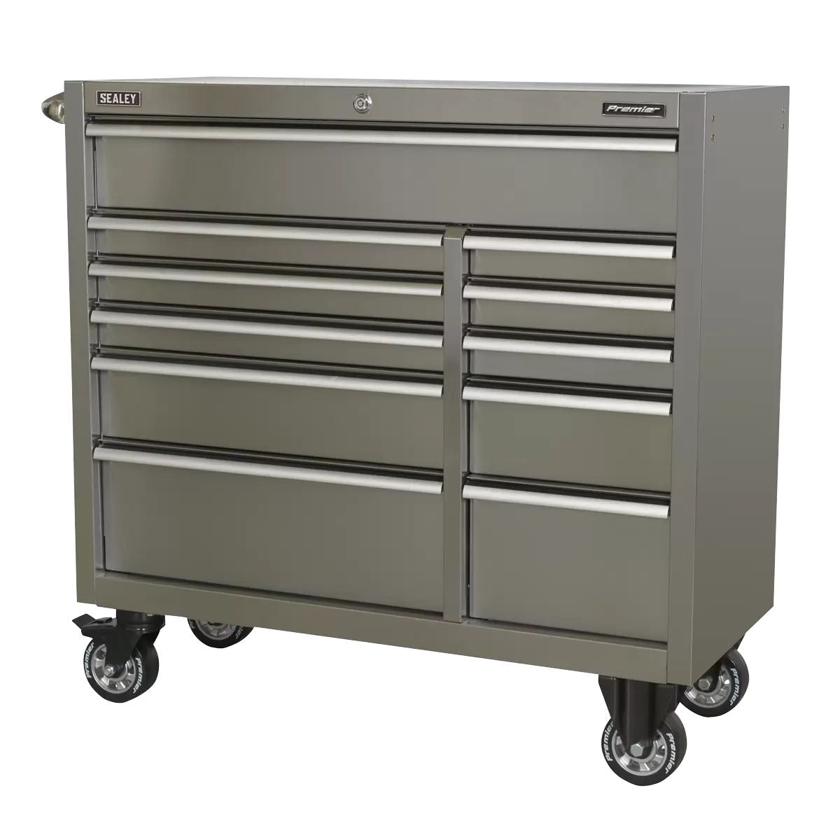 Sealey PTB105511SS 11 Drawer Extra-Wide Stainless Steel Heavy-Duty Rollcab 1055mm