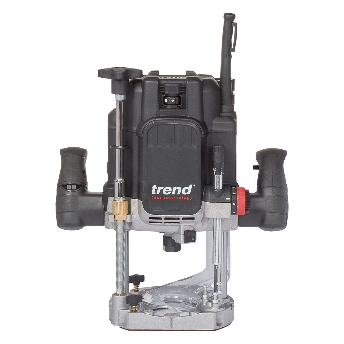 Trend T14EK 1/2in Dual Mode Plunge Router 240V/2300W with Carry Case