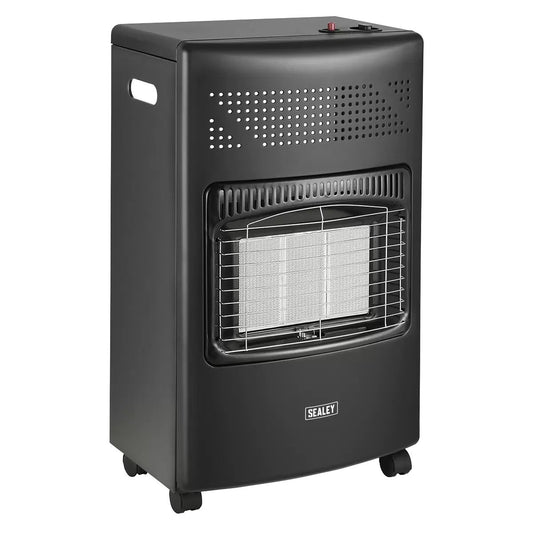 Sealey CH4200 4.2KW Cabinet Gas Heater Portable, Safe, Adjustable Heating for Home & Office