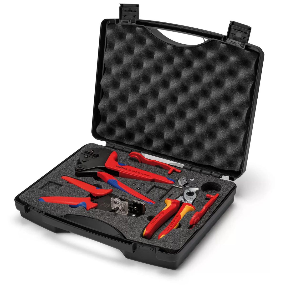 Knipex 97 91 04 V01 7pc Photovoltaics Hand Tool Set in Case 13168