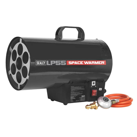 Sealey LP55 Space Warmer Propane Heater Garage Workshop 230V