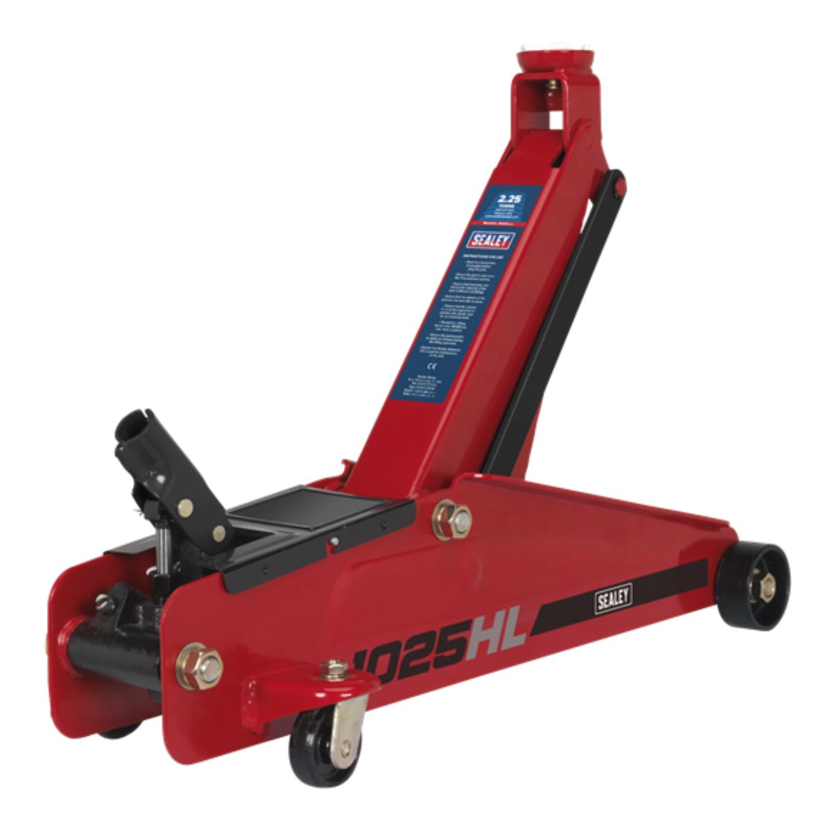 Sealey 1025HL Trolley Jack 2.25tonne High Lift Quick Lift