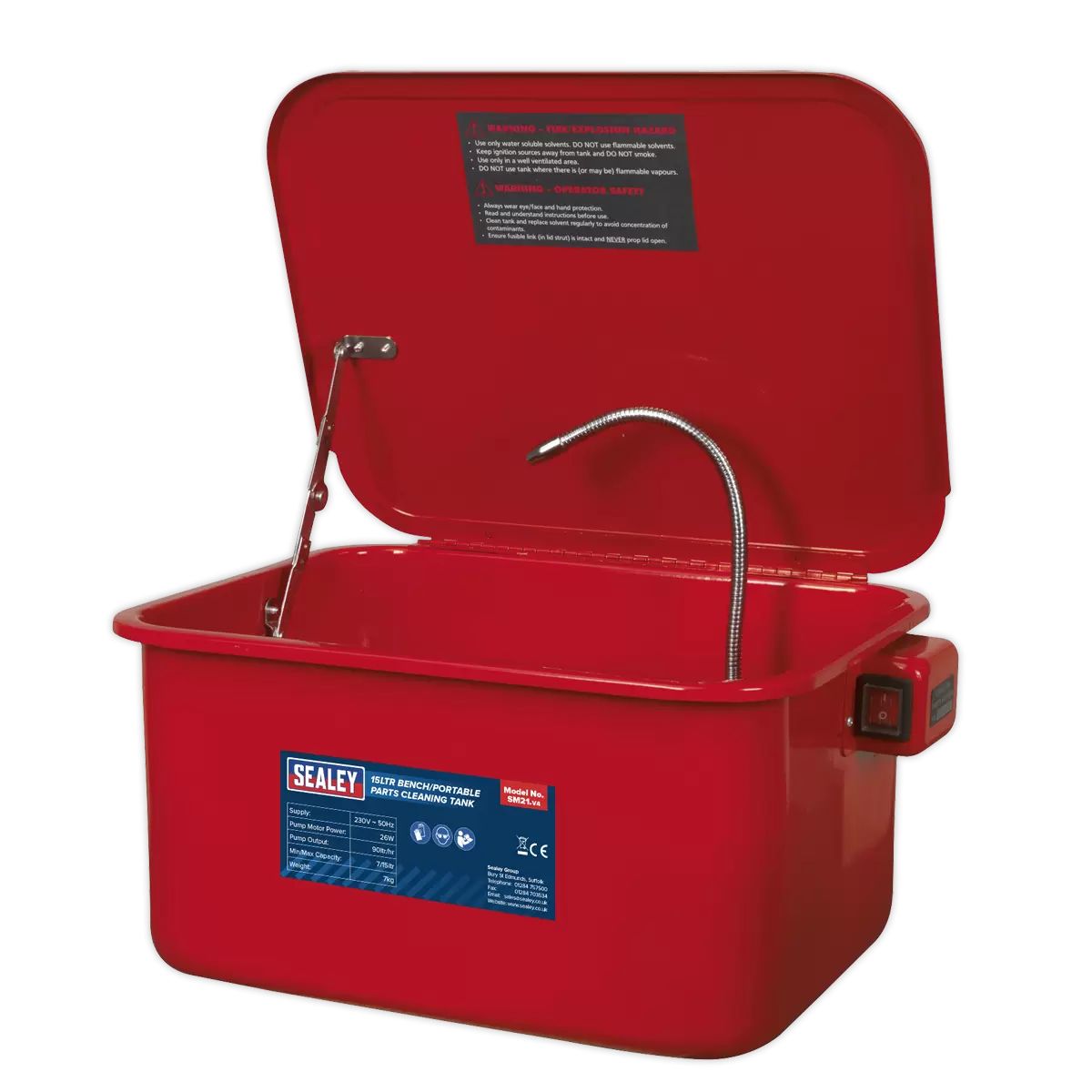 Sealey SM21 Bench/Portable Parts Cleaning Tank