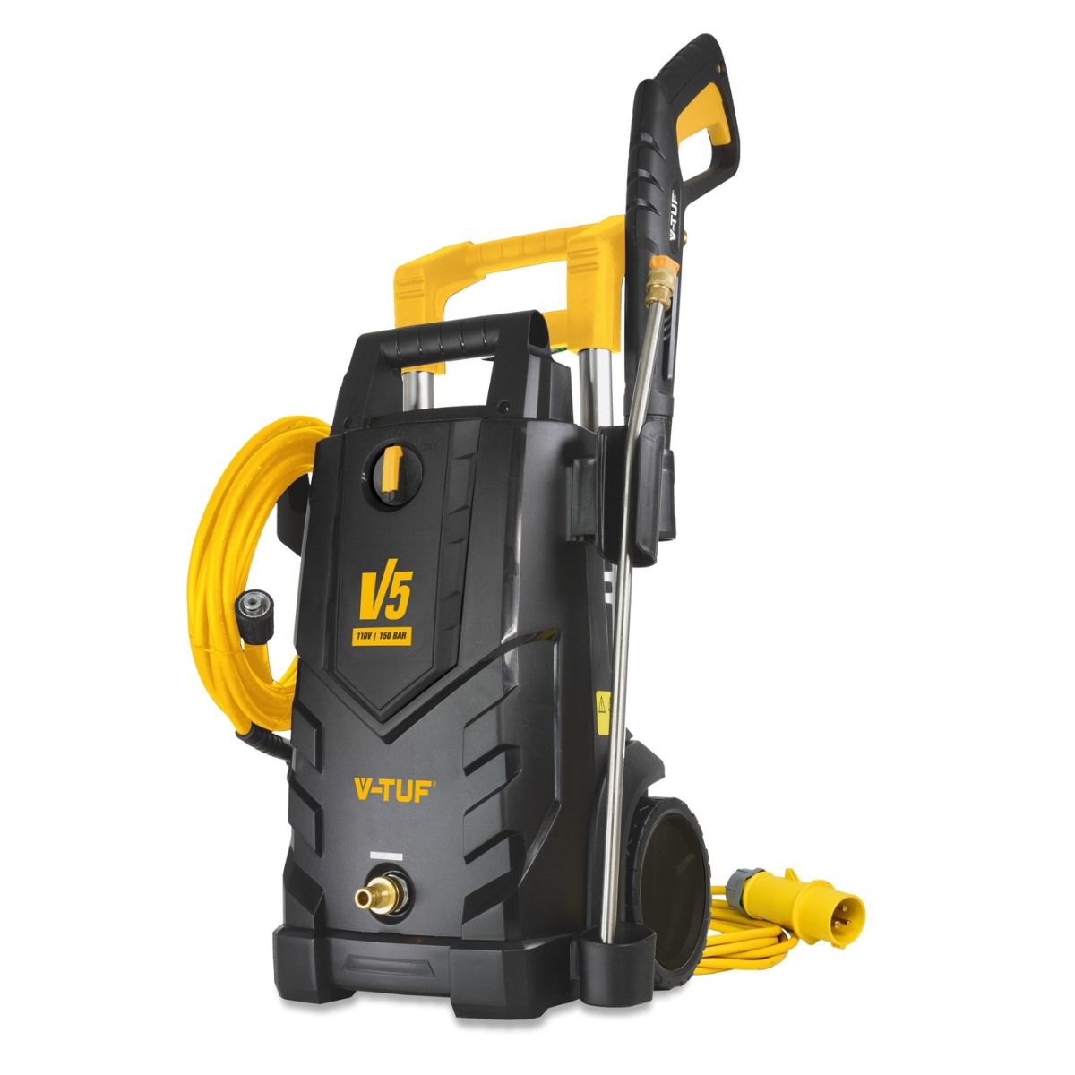 V-TUF V5110X2 High Performance Electric Pressure Washer 2200psi, 150 Bar, 6L/min for Powerful Cleaning