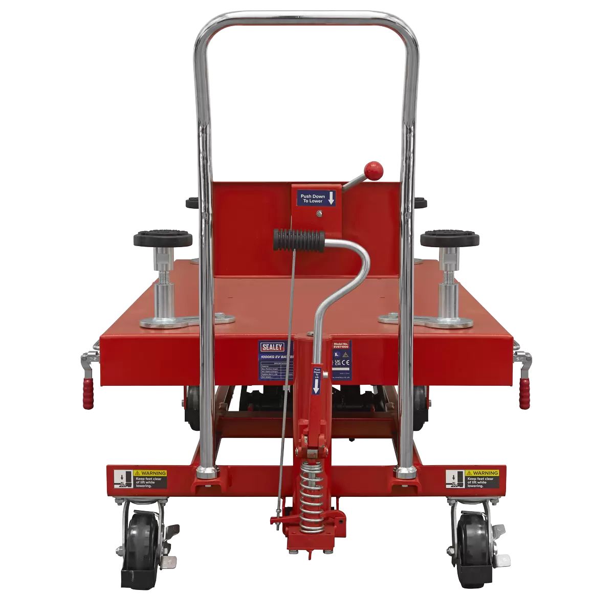 Sealey EVBT1000 EV Battery Lift/Hydraulic Platform Truck High Lift