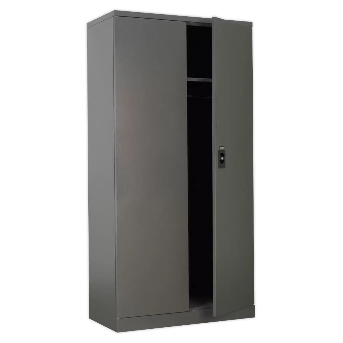 Sealey SC02 Floor Cabinet 4 Shelf plus Hanging Rail 2 Door