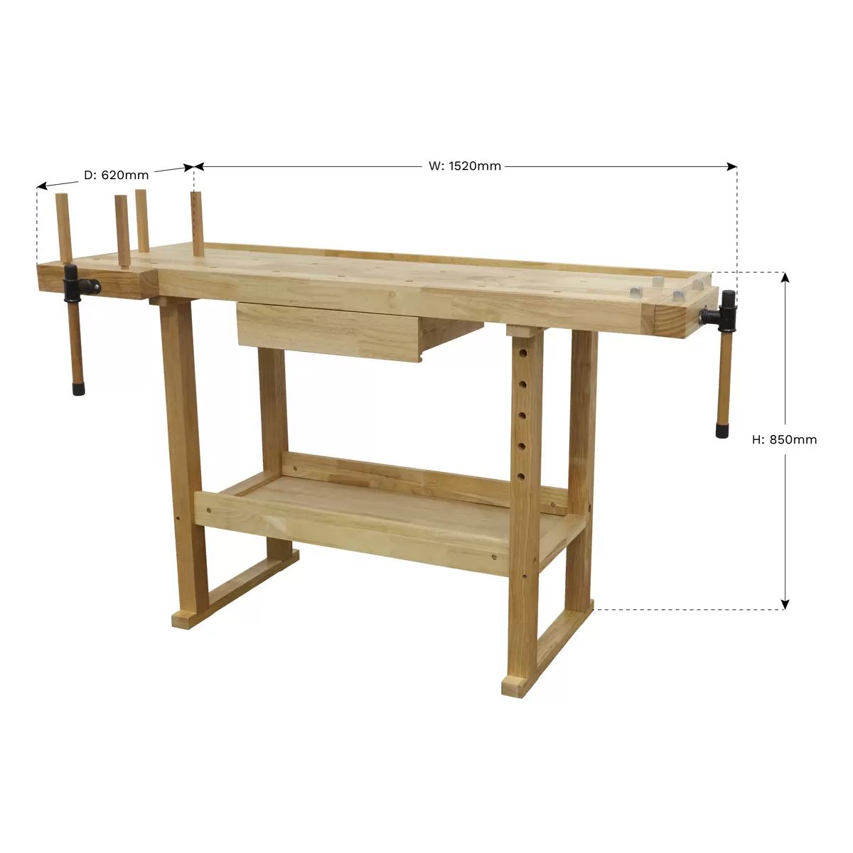 Sealey AP1520 Woodworking Bench 1.52mtr